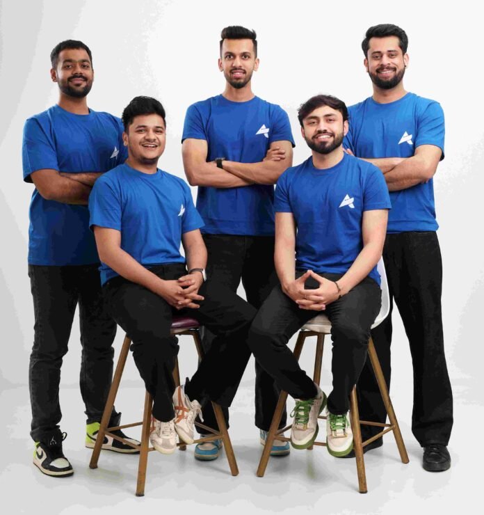 Lto R standing Shreyansh Jain, Konark Gautam , Aakarsh Nayyar, Sitting Bhavya Kansal , Anant Ohri