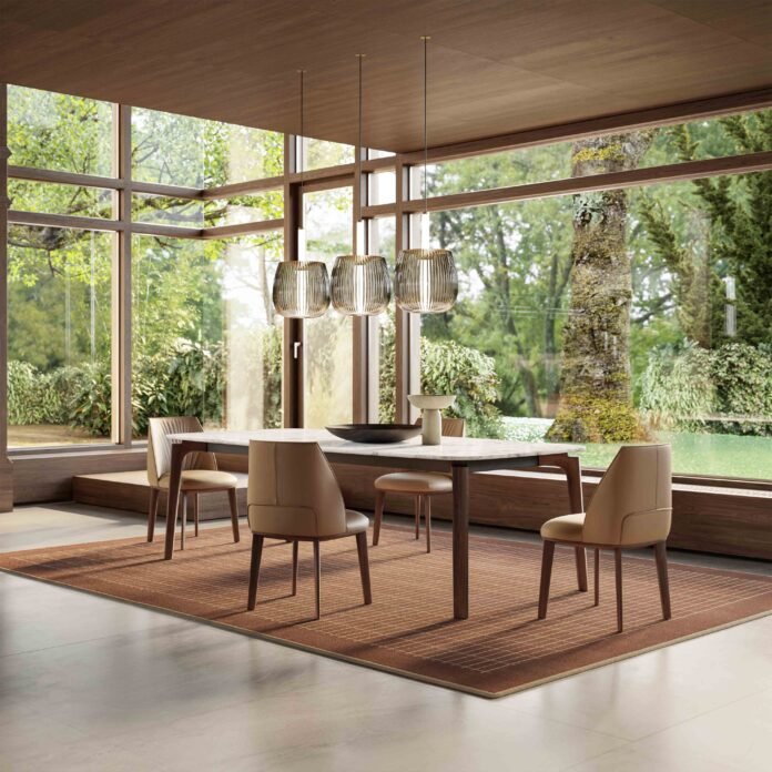 Poltrona Frau_Abigail Dining Table by Roberto Lazzeroni(12)