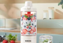 Borosil NutriMate Portable Electric Blender with Grinder — For Fresh Blends & Healthier Habits