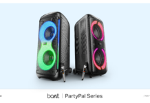 boAt Launches New PartyPal Speaker Series with Karaoke ProTuner, DJ Controls and RGB Lighting, Starting at ₹9,499